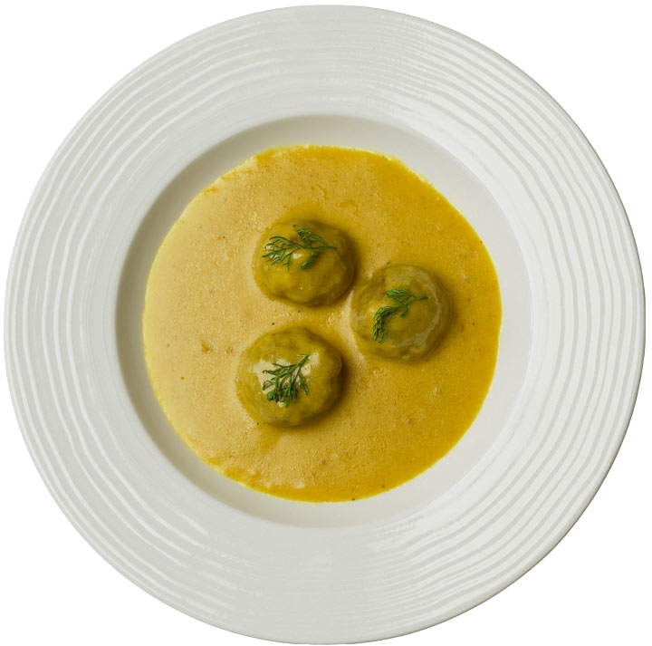 Mutton Meat Balls and Creamy Coconat Sauce